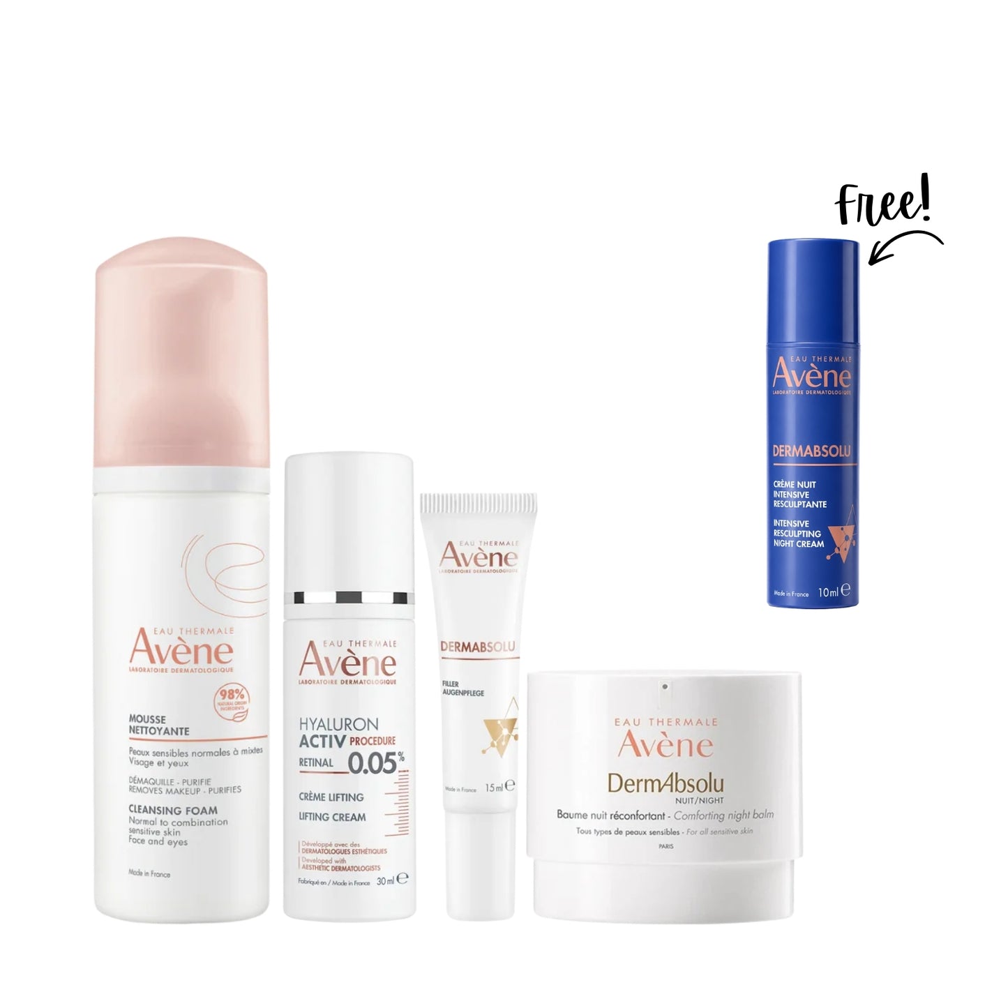 Avène DermAbsolu & Hyaluron Activ B3 Bundle