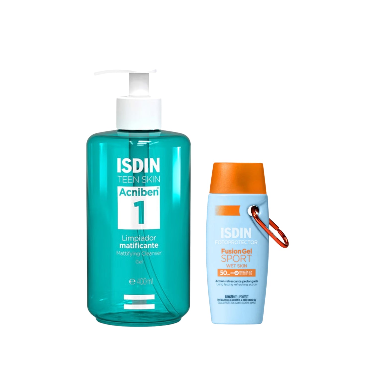 FP Fusion Gel Sport SPF50 100 ML + Acniben Facial Gel Cleanser 400 ML