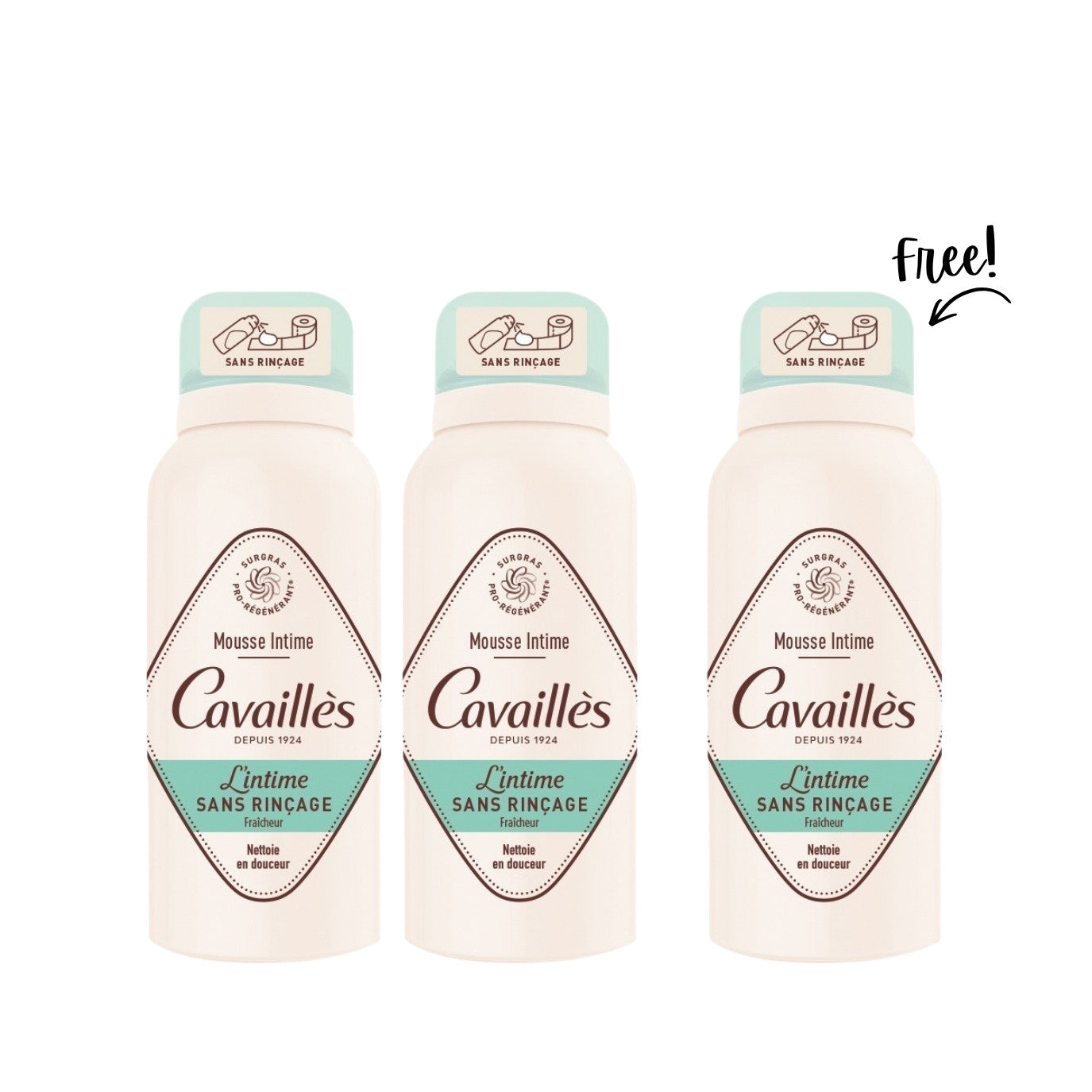 Buy 2 Fresh Intimate Foam 100 ML & Get 1 Free