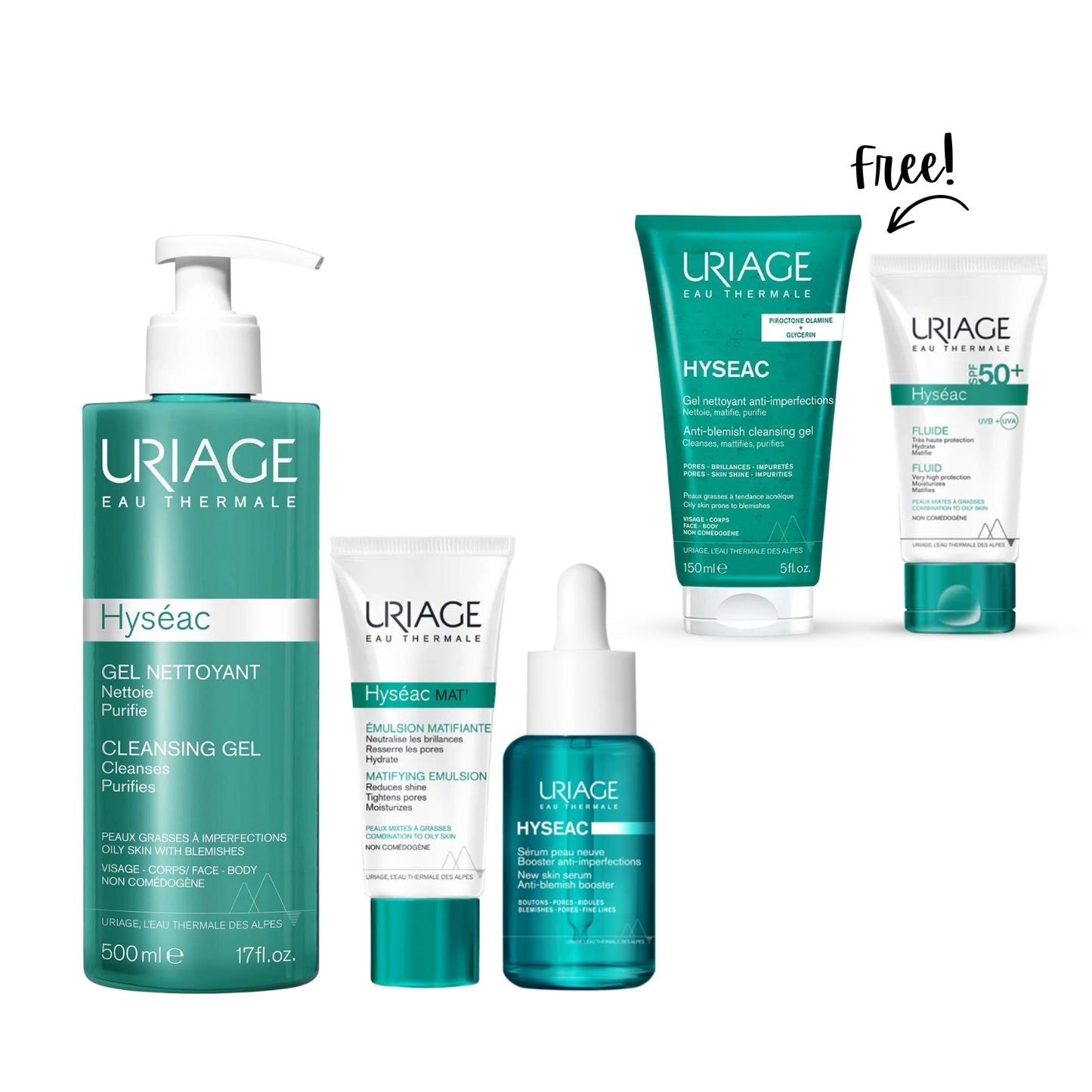 Uriage Hyséac Complete Anti-Blemish Bundle