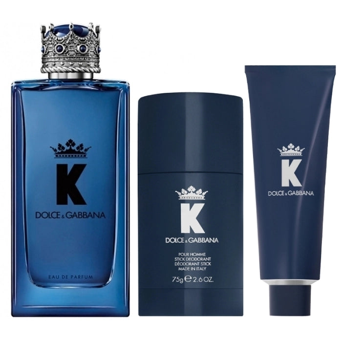 K For Men Eau De Parfum 100 ML + Shower Gel 50 ML + Stick Deodorant 75 Gr