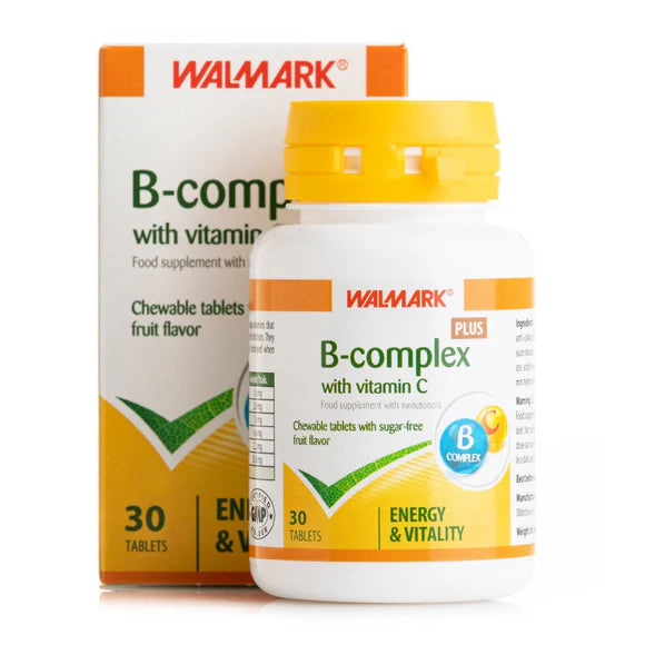 B-Complex Plus with Vitamin C 30 Tablets
