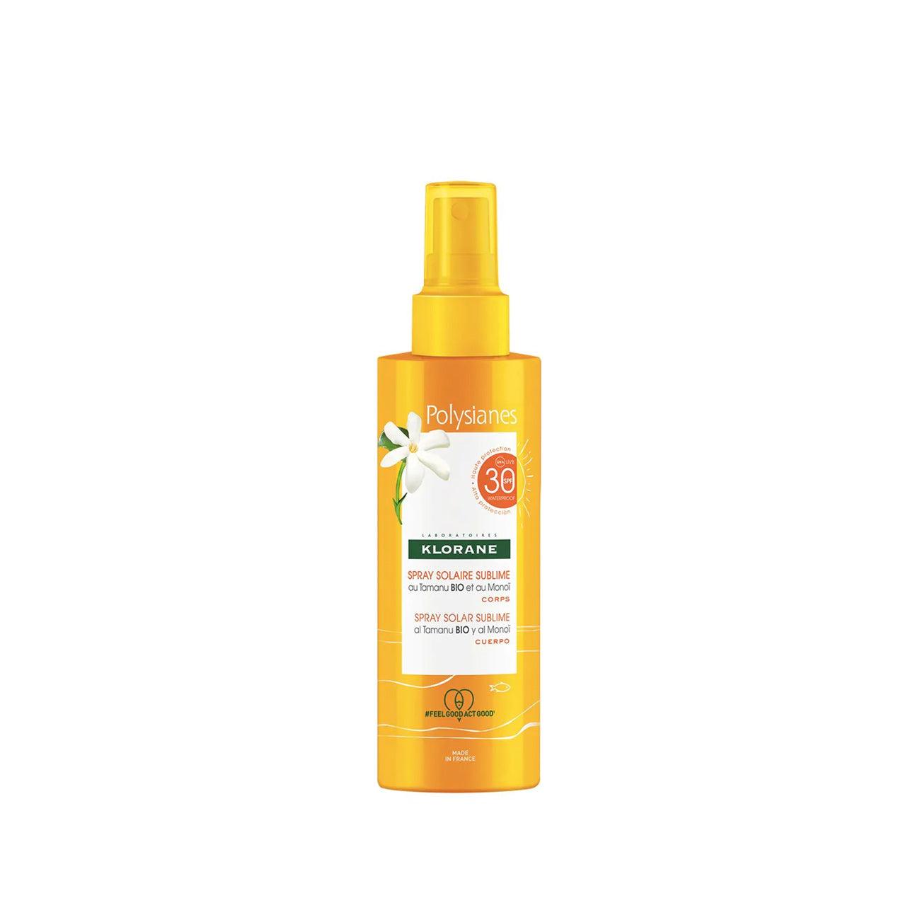 Polysianes Sublime Spray SPF 30 With Organic Tamanu & Monoi Body 200 ML