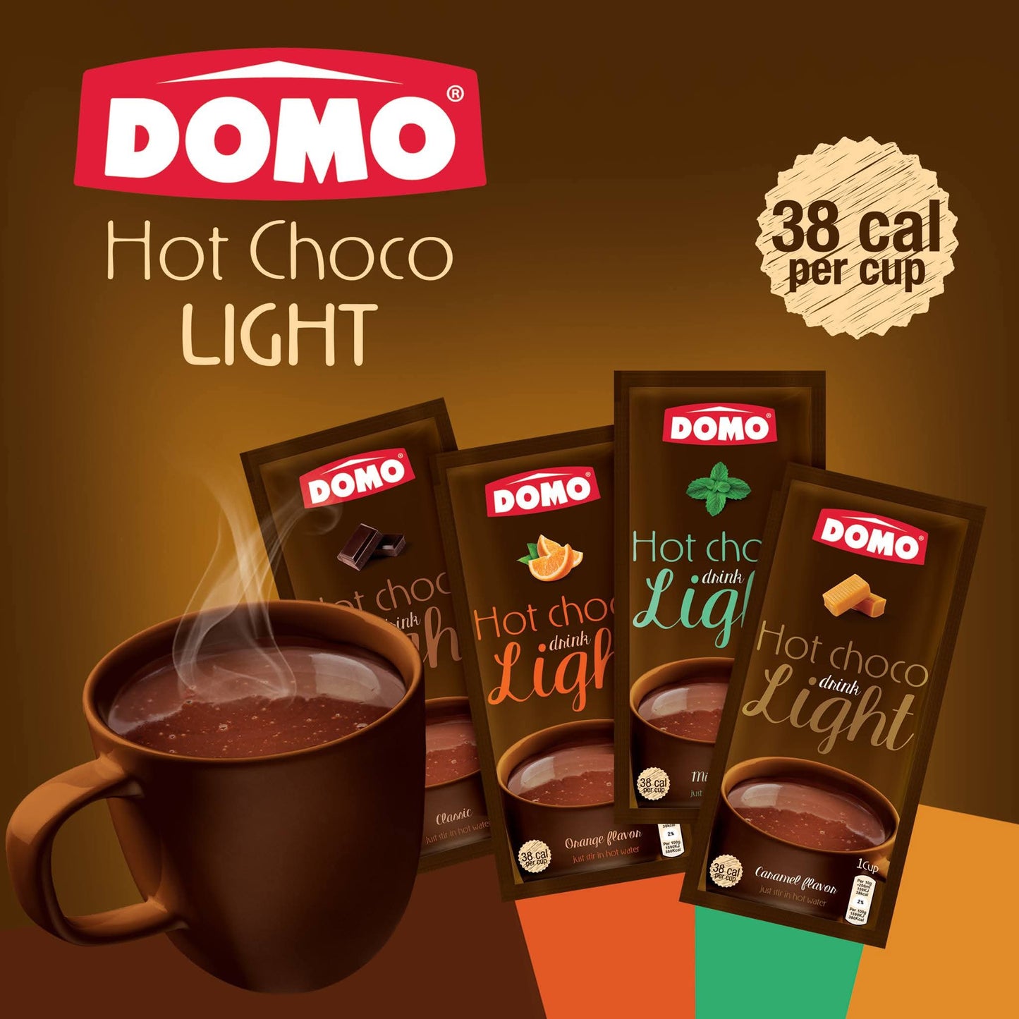 Gift from ZeinaCare: 2x DOMO Hot Chocolate Sachets to Stay Warm! (ASSORTED)