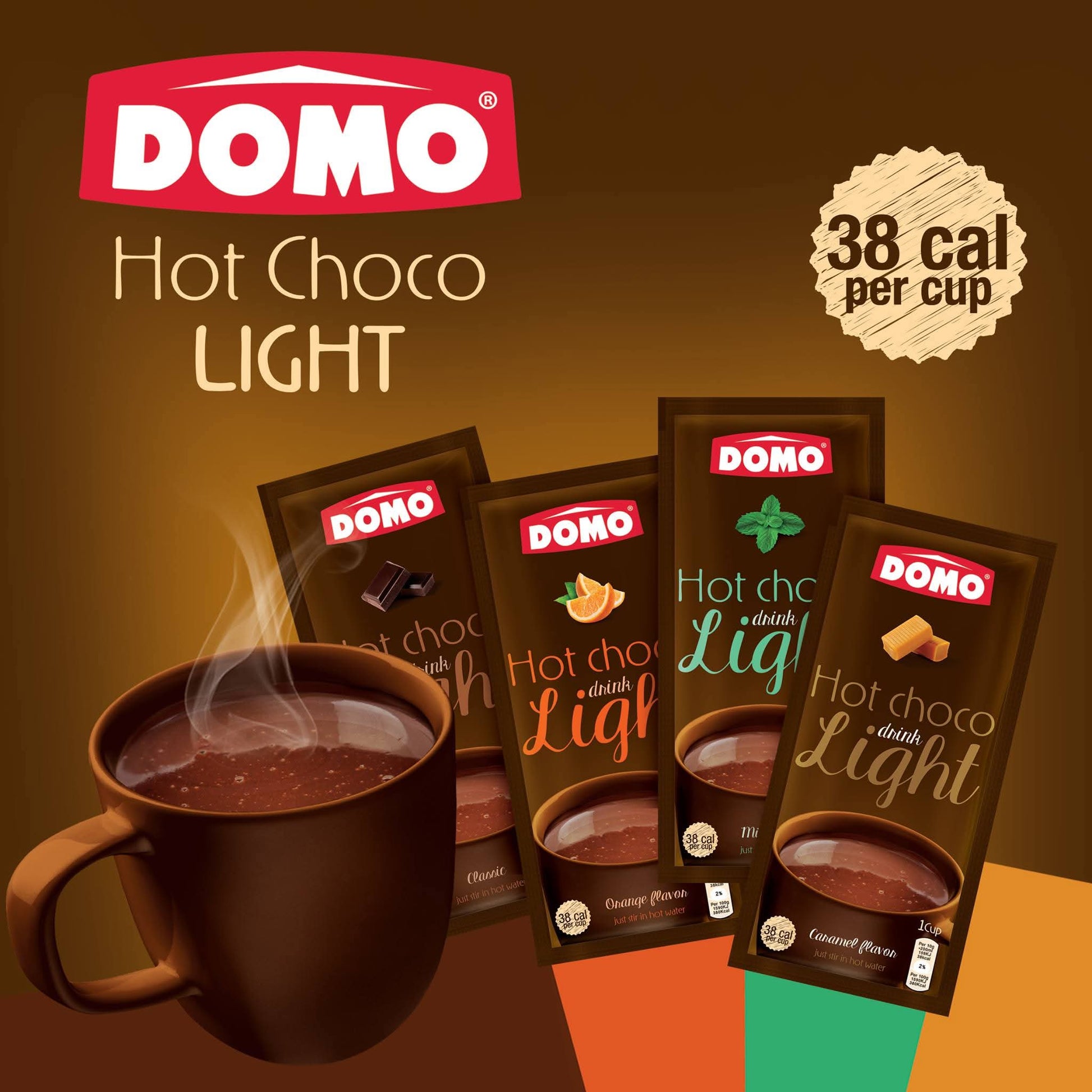 Gift from ZeinaCare: 2x DOMO Hot Chocolate Sachets to Stay Warm! (ASSORTED)