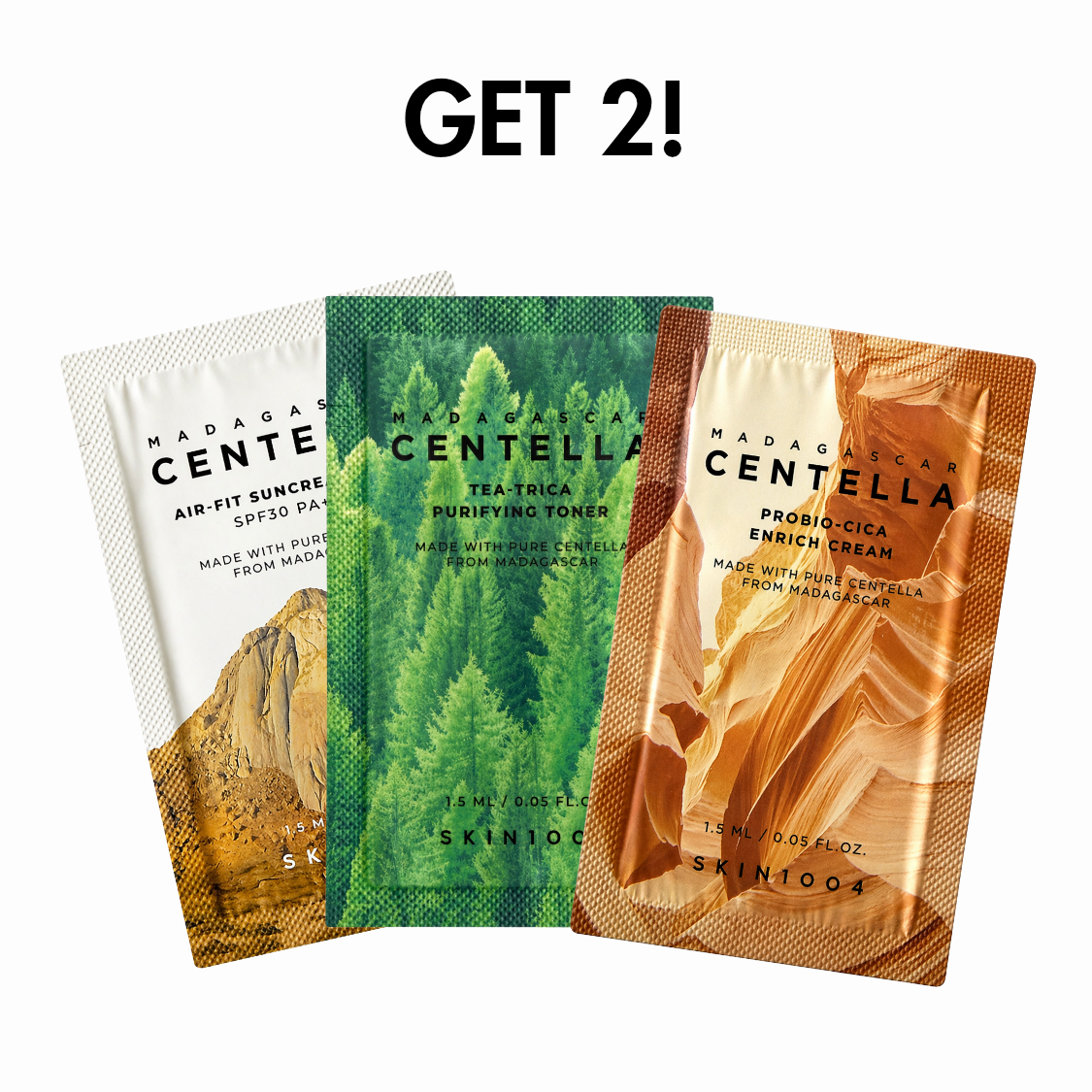 Gift - 2x1.5mL Surprise Skin1004 Samples!