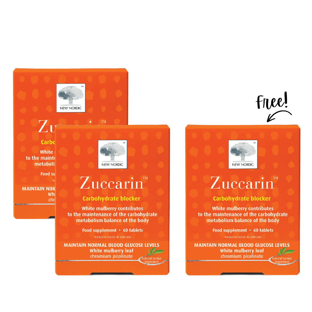 Zuccarin Carbohydrate Blocker 3x60 Tablets