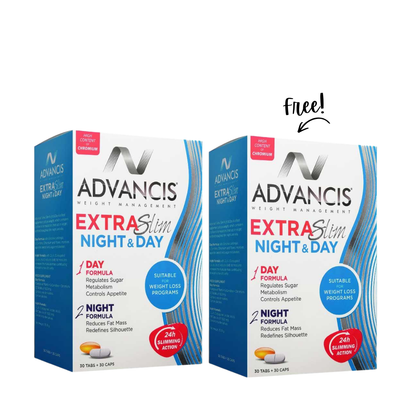 Buy 1 Get 1 | Extra Slim Night & Day 30 Tablets + 30 Capsules