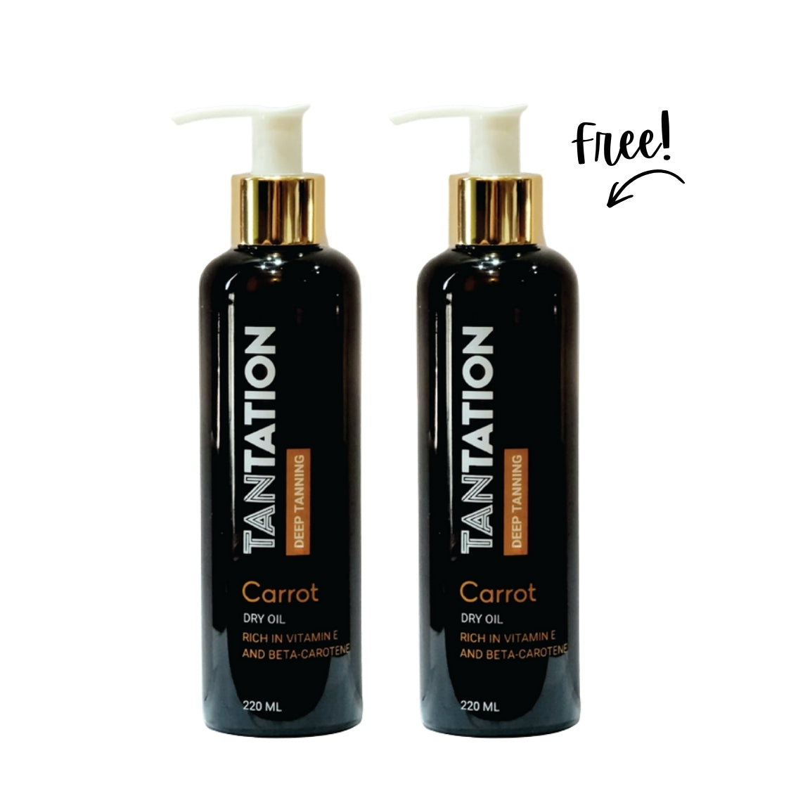 Buy 1 Get 1 Free | Carrot Deep Tanning Dry Oil 2x220 ML