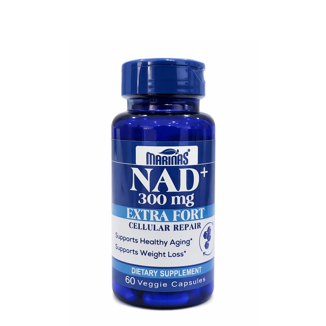 NAD+ 300 Mg 60 Veggie Capsules