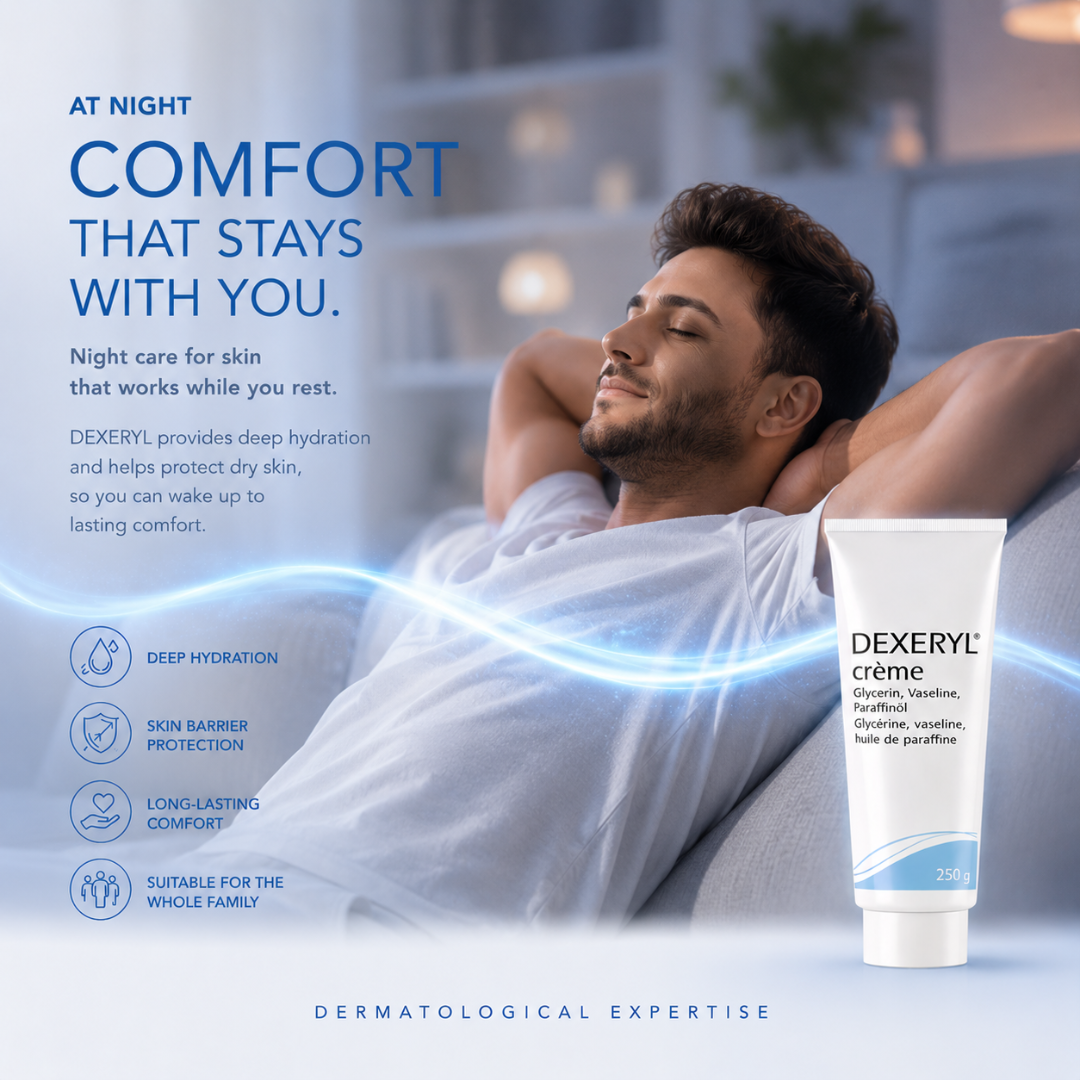 Dexeryl Emollient Cream for Dry to Atopic skin, 250g