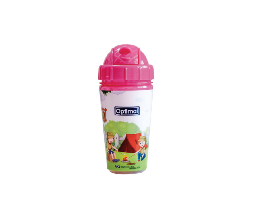 Silicone Straw Cup 350 ML
