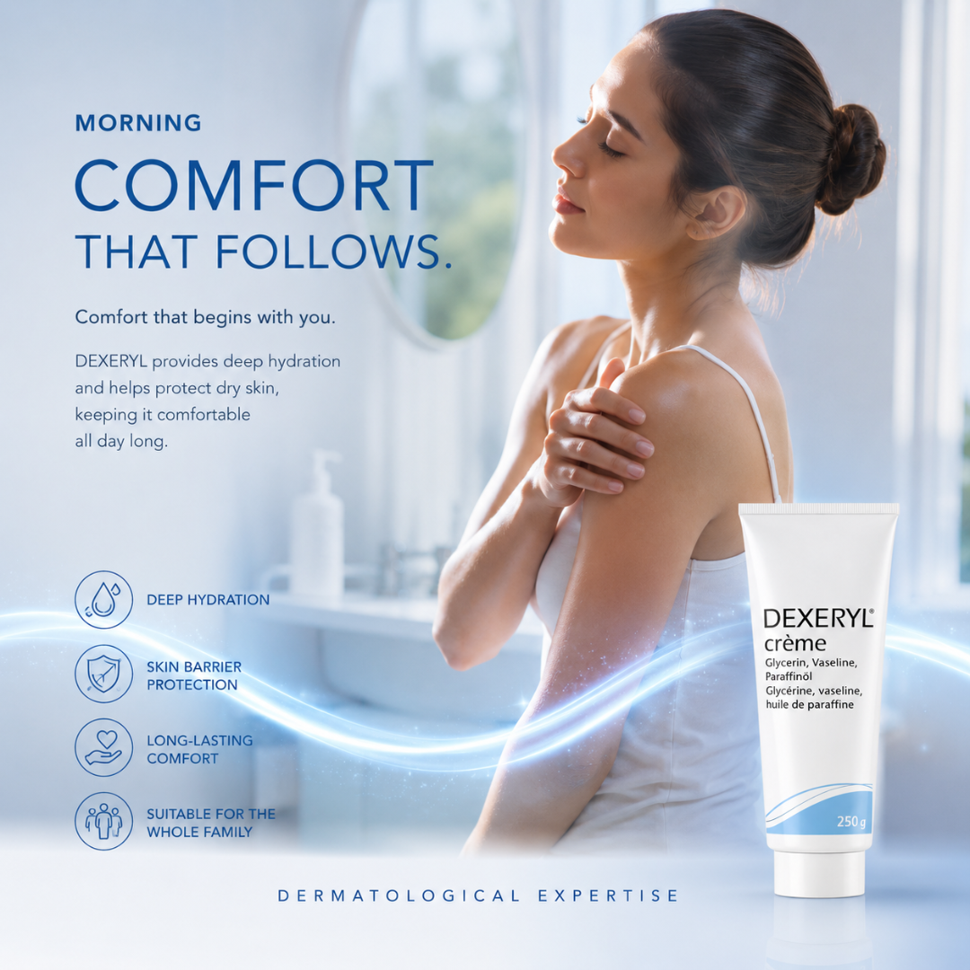 Dexeryl Emollient Cream for Dry to Atopic skin, 250g