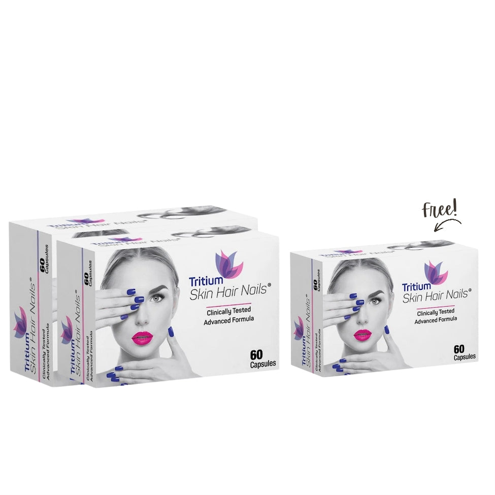 Buy 2 Get 1 Tritium Skin Hair & Nails Supplements 3X60 Capsules