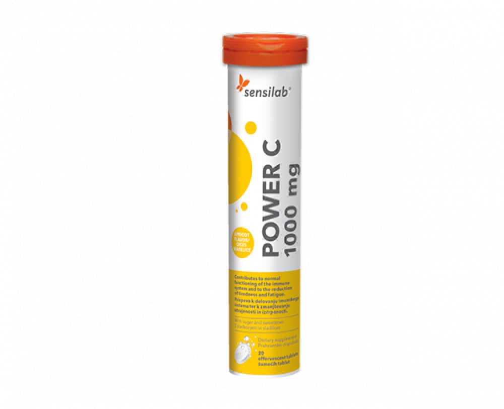 Power C Vitamin 1000mg 20 Effervescent Tablets