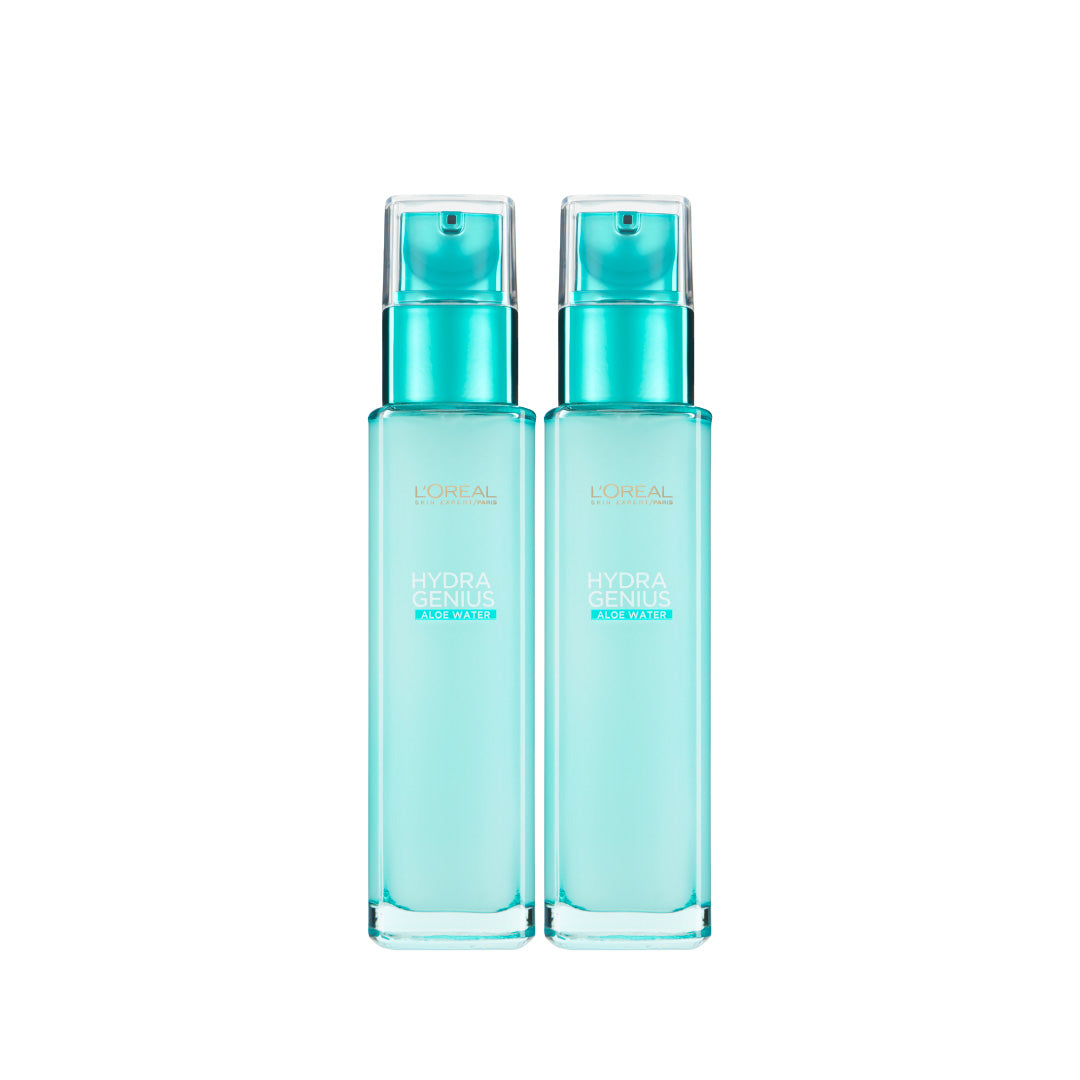 2x Hydra Genius Daily Liquid Care Dry and Sensitive Skin 70 ML