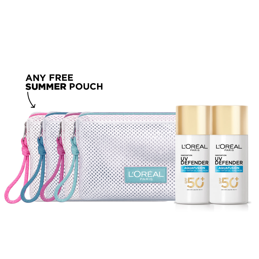 Buy 2 UV Defender Aquafusion 50 ML & Get Free Gift - Summer Pouch