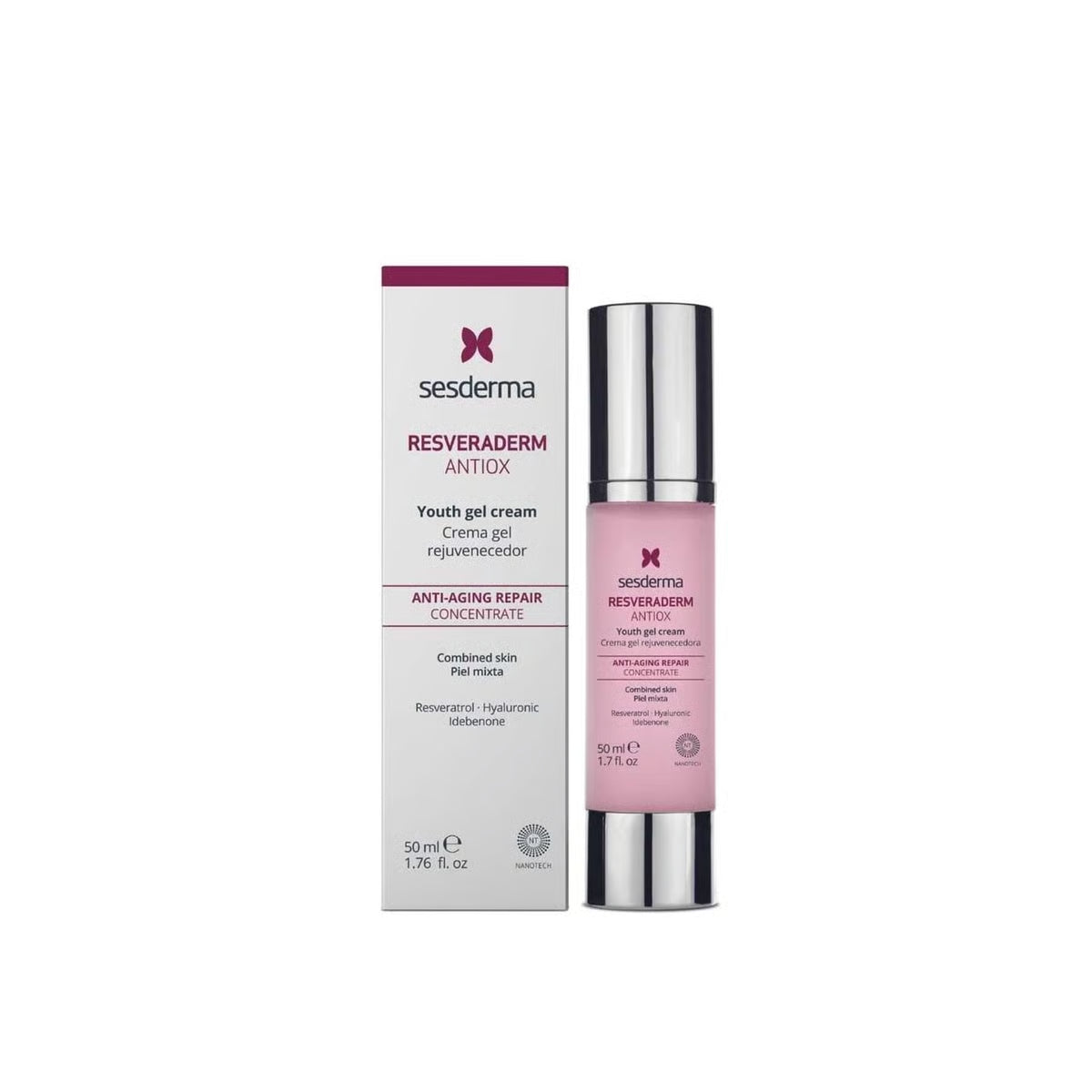 Resveraderm Antiox Youth Gel Cream Anti-Aging Repair 50 ML