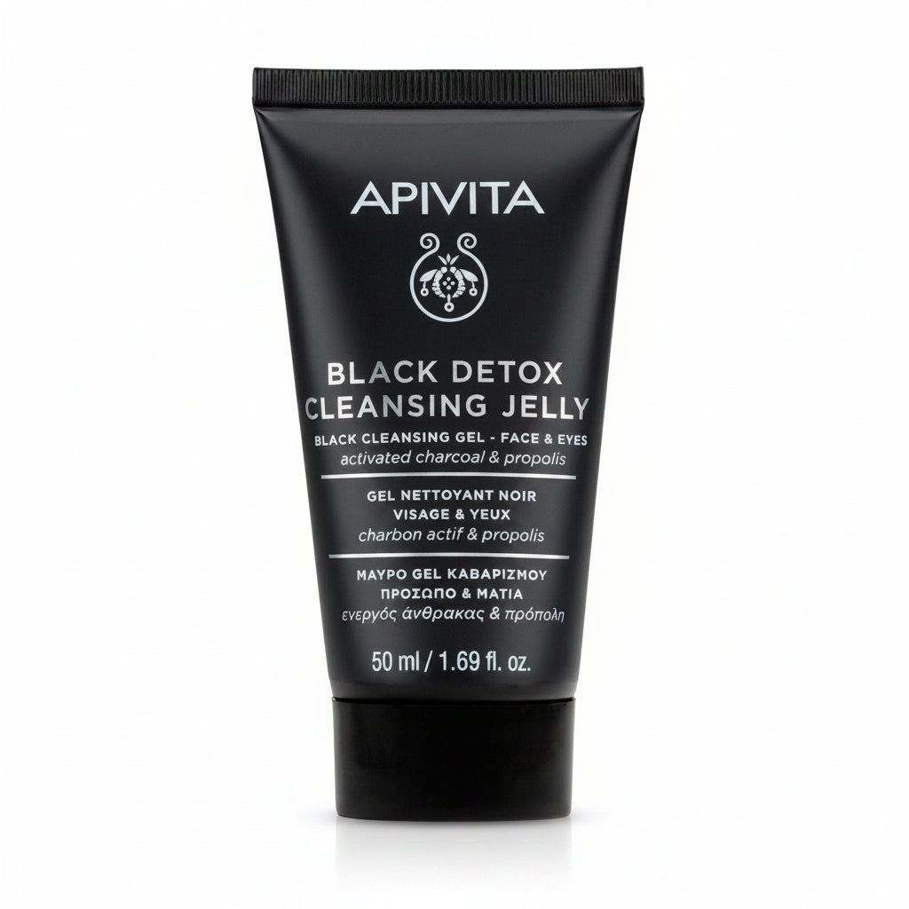 APIVITA Black Detox Cleansing Jelly Face & Eyes 50ml