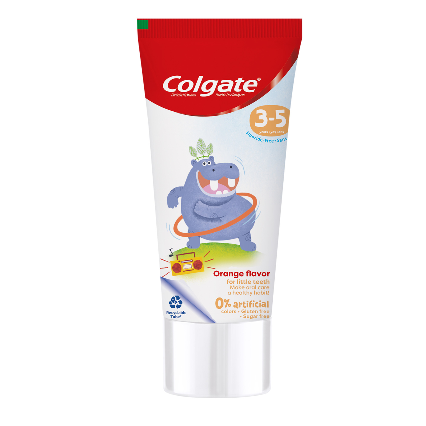 Colgate Kids Toothpaste Natural Orange Flavor 3-5 Years, 60 ml