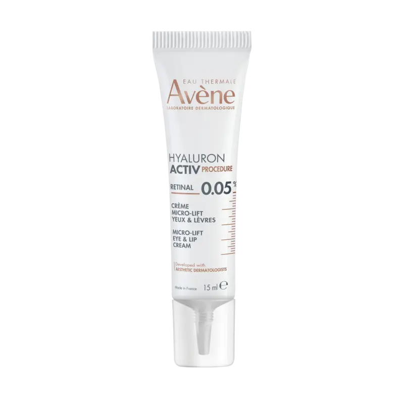 Hyaluron Activ Micro-Lift Eye & Lip Cream l 0.05% Retinal 3x more active than Retinol 15mL