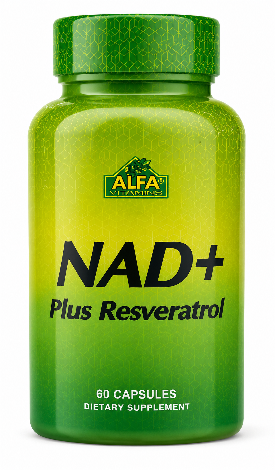 Alfa Vitamins NAD+ Plus Resveratrol – 60 Capsules