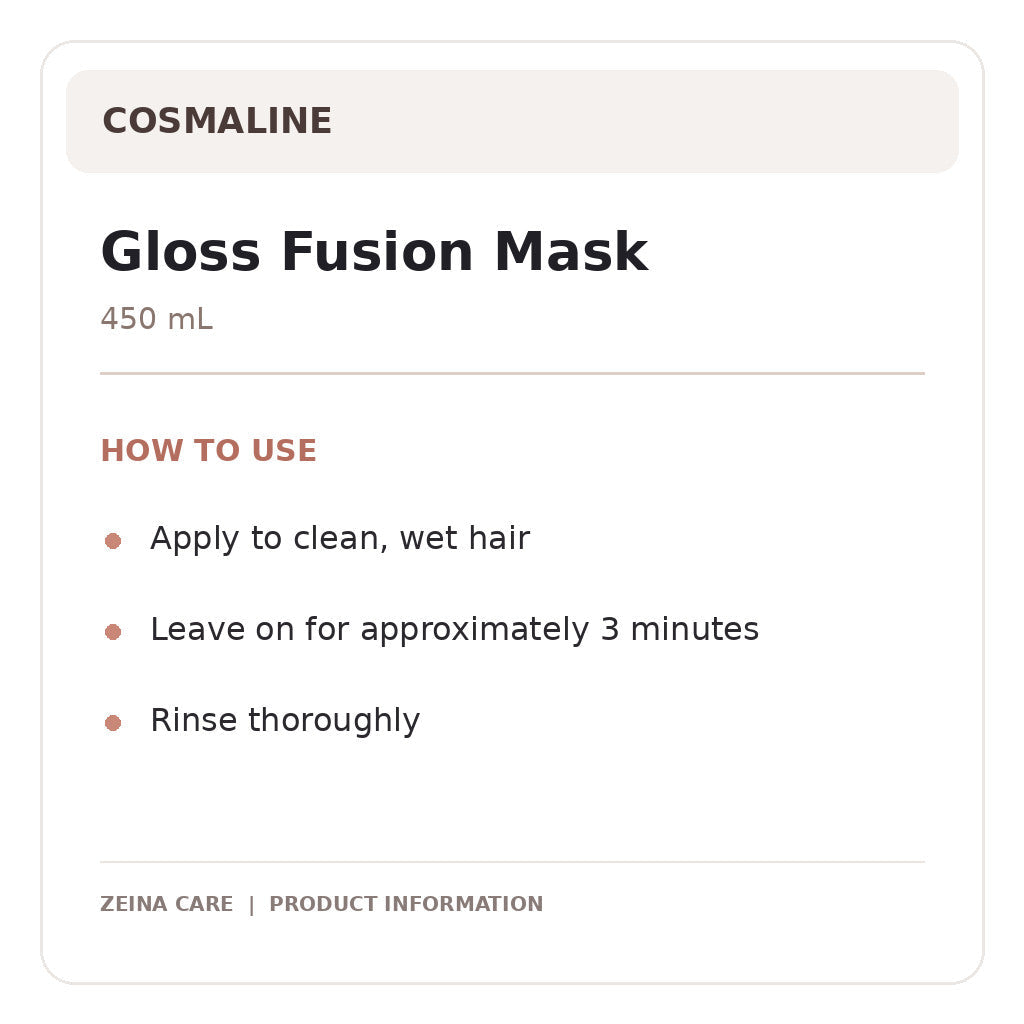 cosmaline mask — directions and details