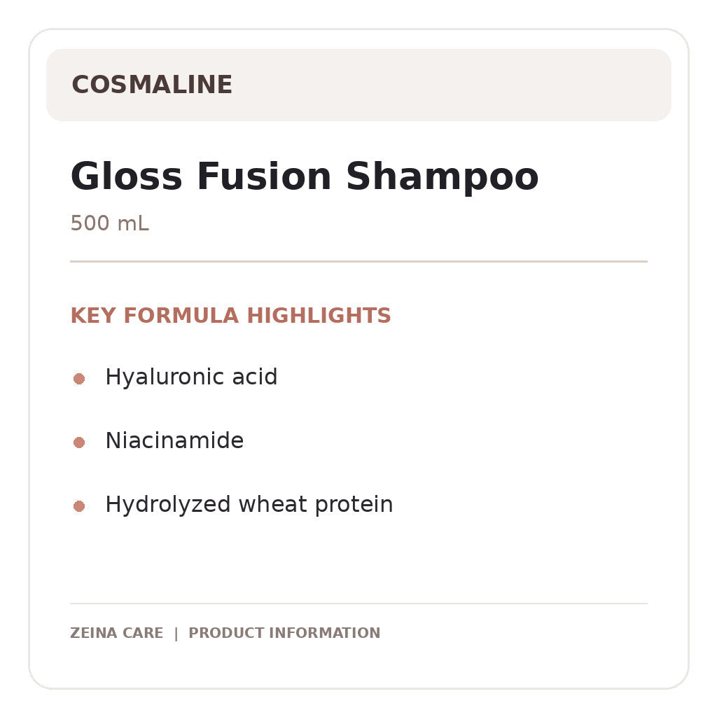 cosmaline shampoo — product highlights
