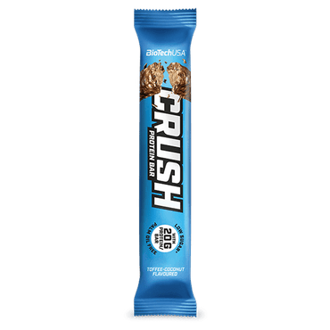 Official BioTechUSA Crush Toffee-Coconut 64g front view