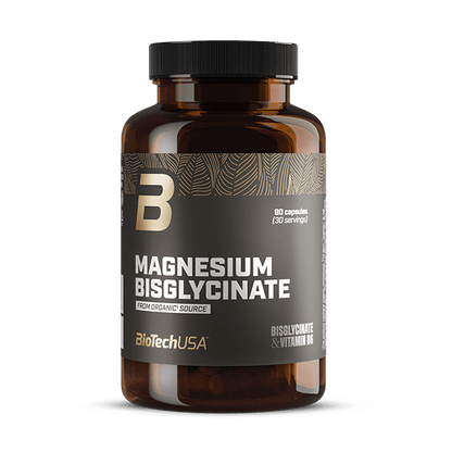 BioTechUSA Magnesium Bisglycinate 90 capsules bottle