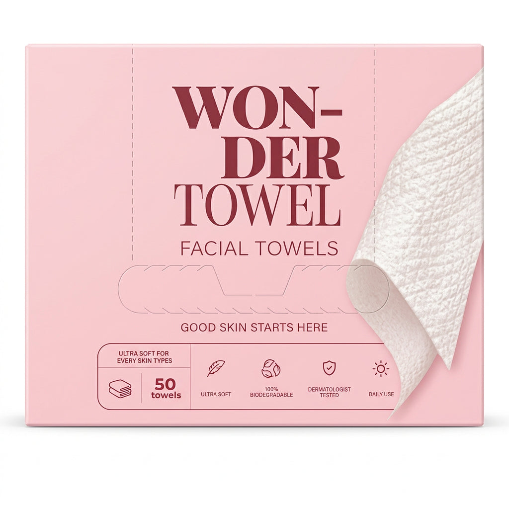 Take Me To Wonder WONDERTOWEL 50 towels pink carton