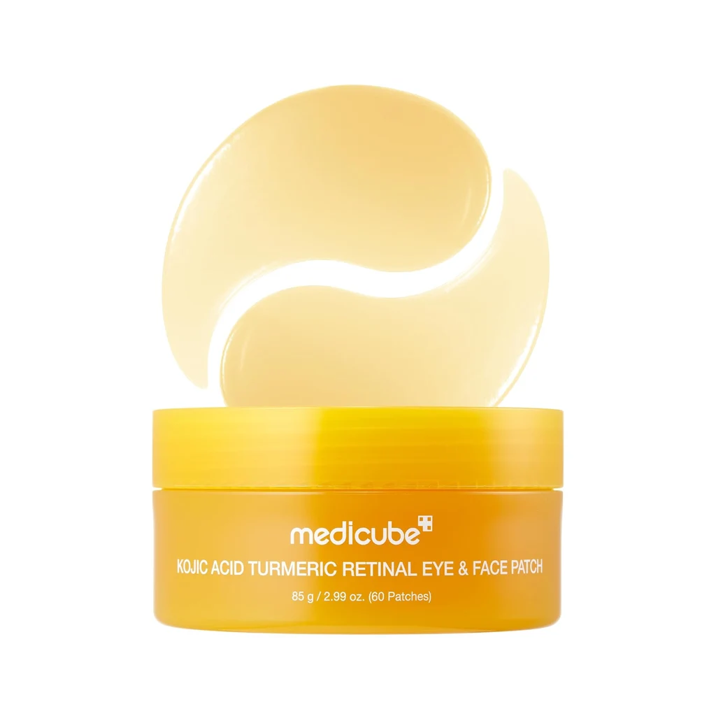 Medicube Kojic Acid Turmeric Retinal Eye & Face Patch – 60 Patches product packshot on white background