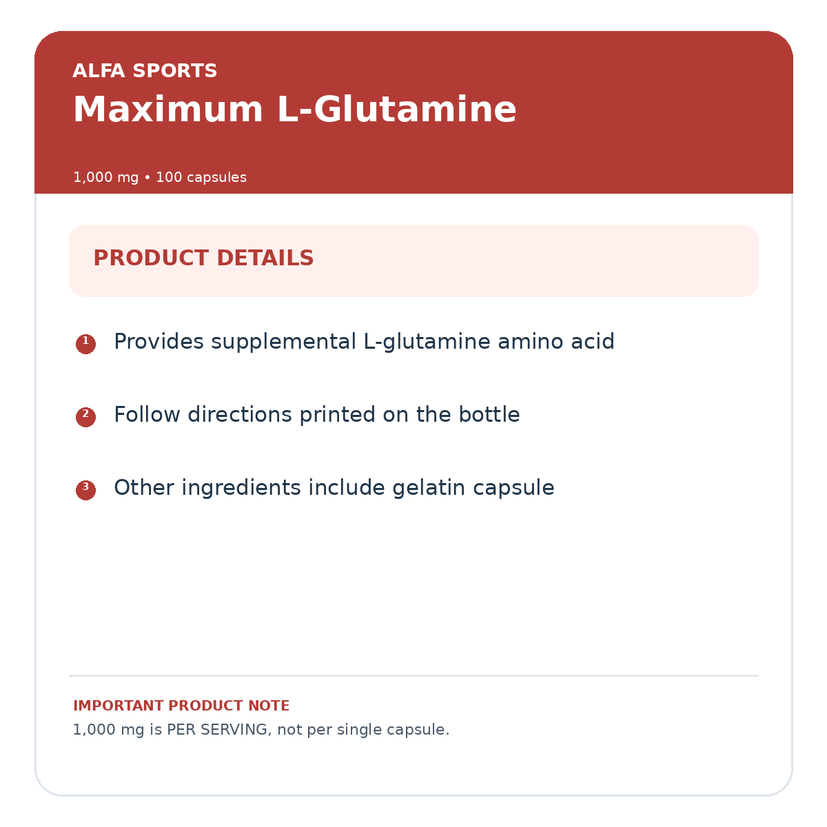 glutamine usage and precautions – Zeina Care product information