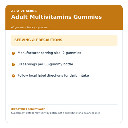 gummies usage and precautions – Zeina Care product information